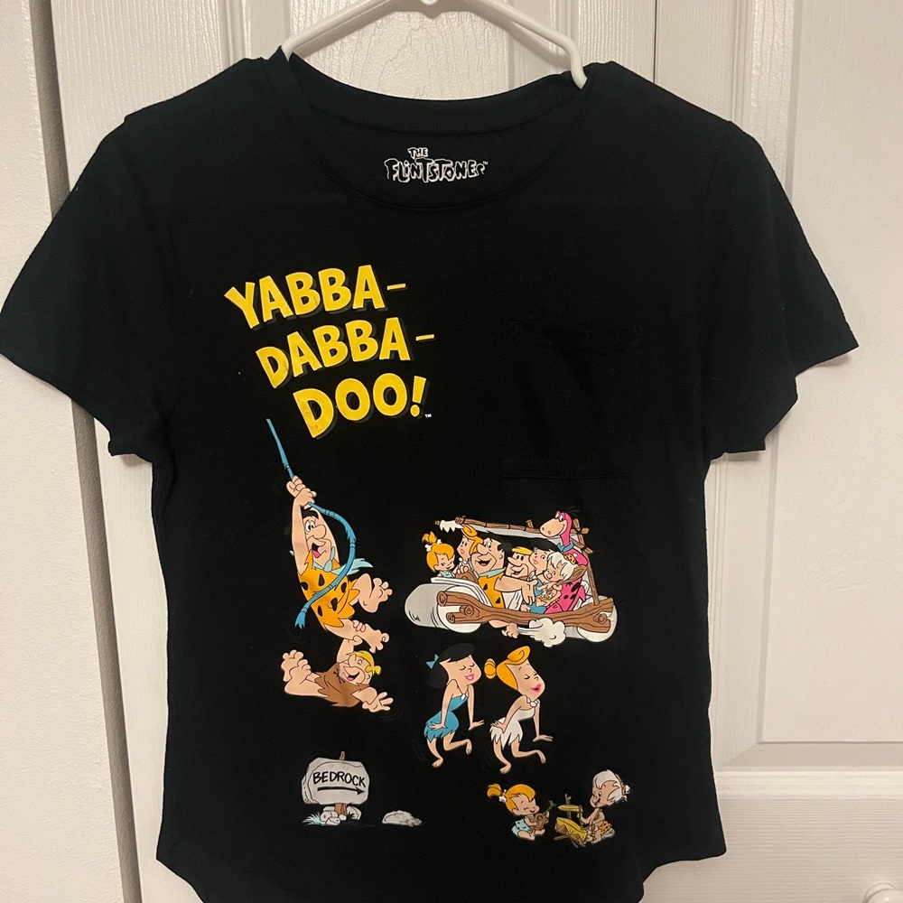 SOLD ON EBAY Flinstone Graphic Pocket Tee T-Shirt